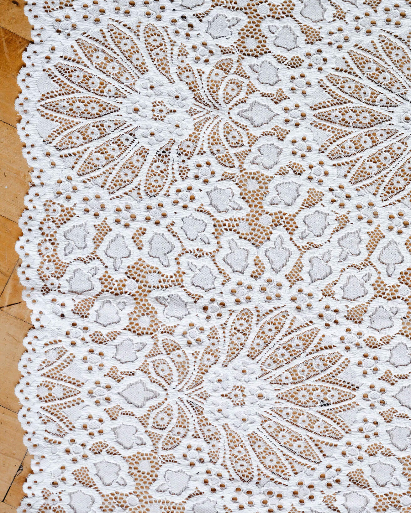 The Mav Maxi Dress in Ivory Lotus Lace