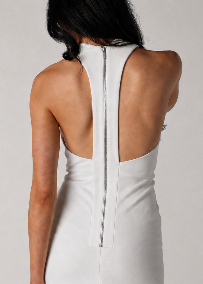 Samantha Wood T Back Ella Dress in White